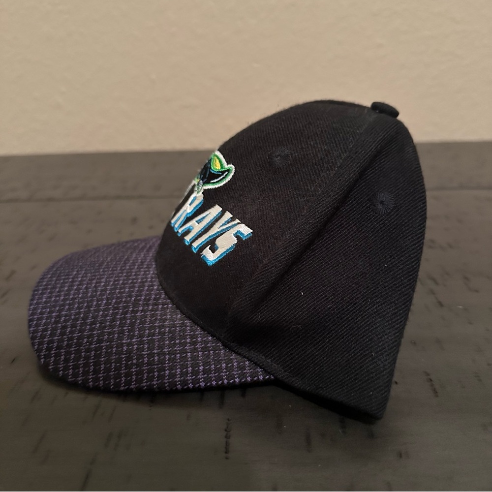 NWT Vintage Logo Athletic Tampa Bay Devil Rays MLB StrapBack Hat - Picture 2 of 6